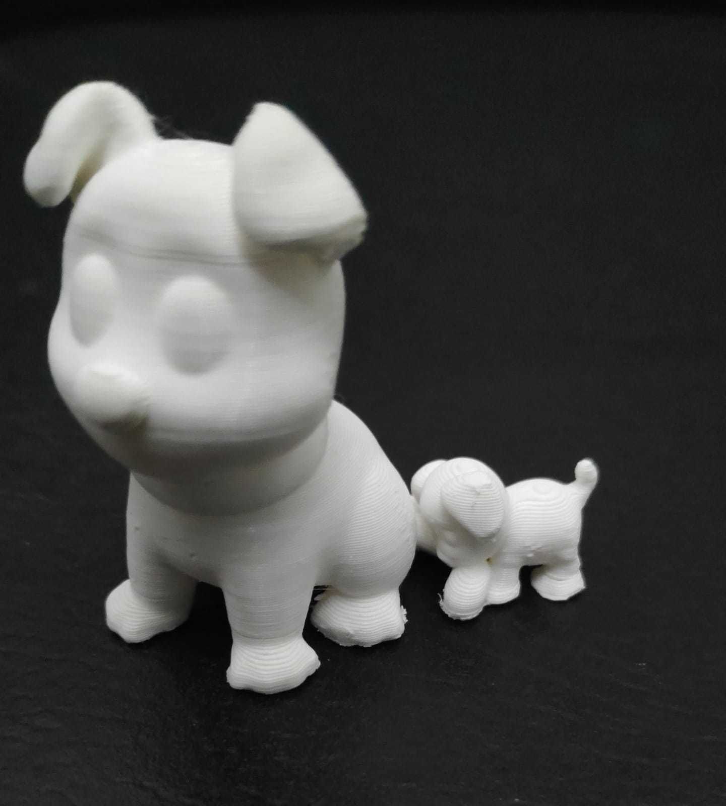 Dog Biting Tail 3D print model_13