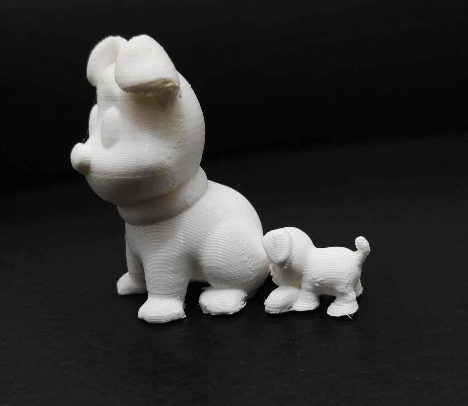 Dog Biting Tail 3D print model_6