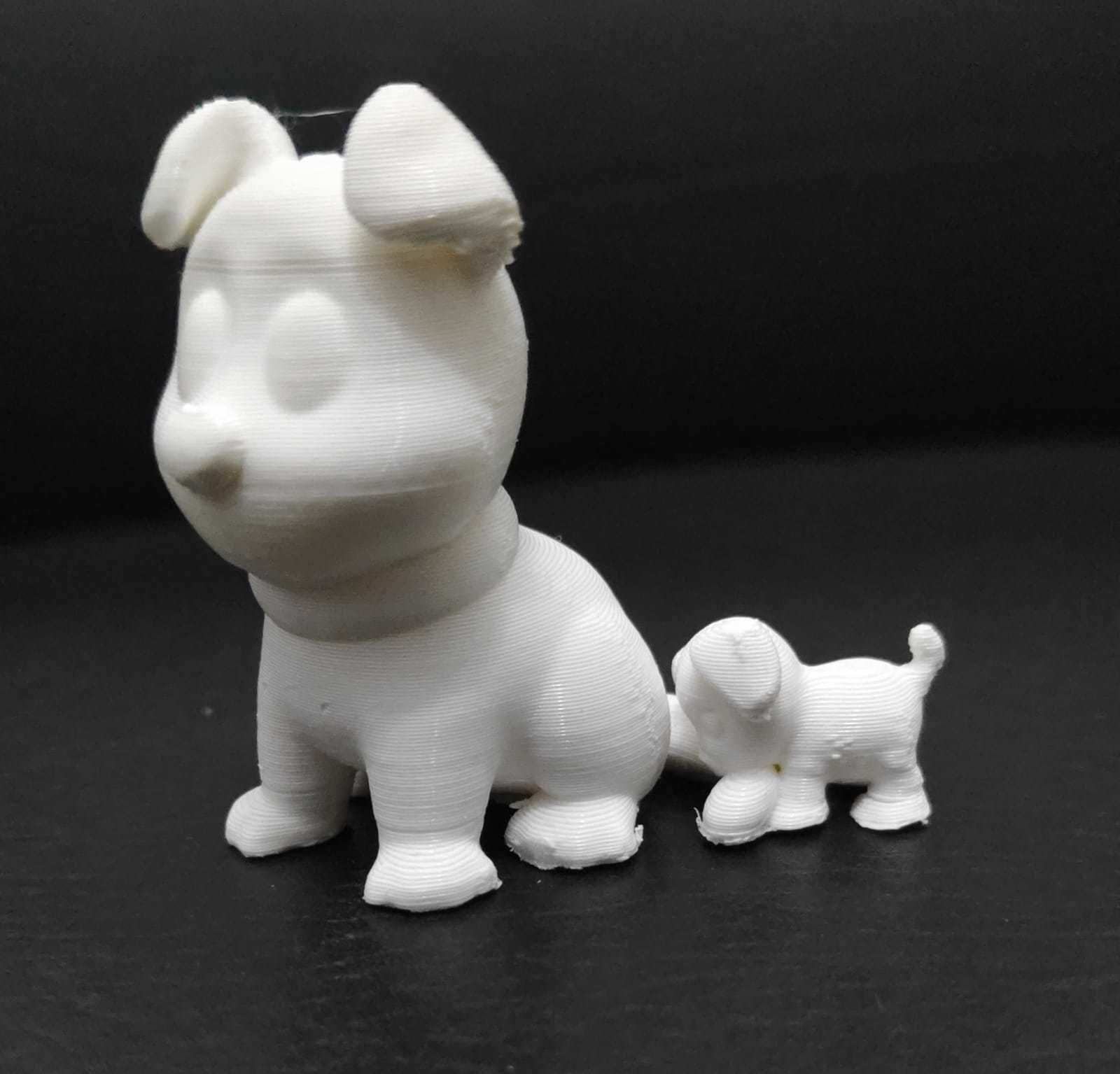 Dog Biting Tail 3D print model_5