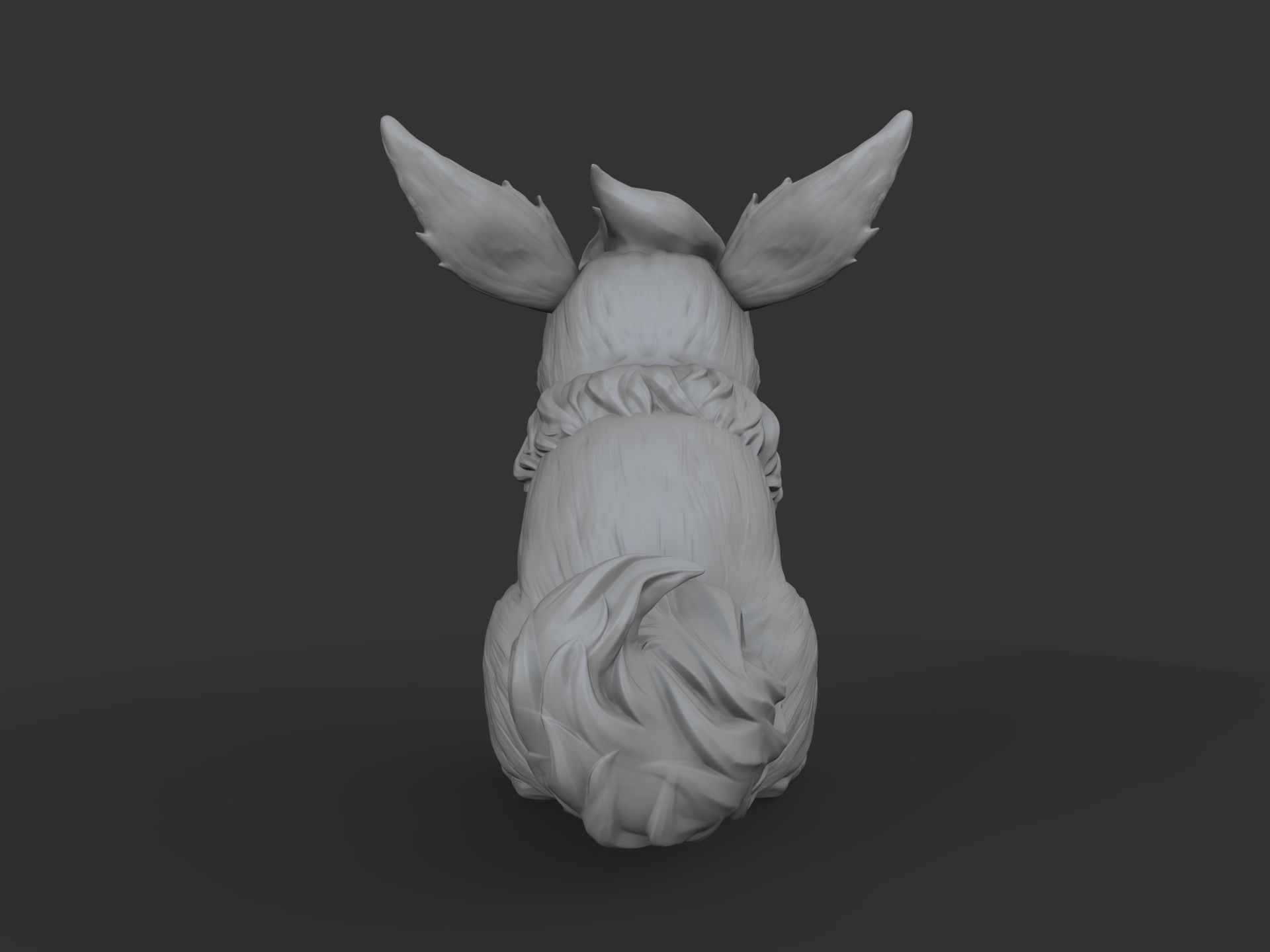 Pokemon flareon concept sculpt for printing 3D print model_8