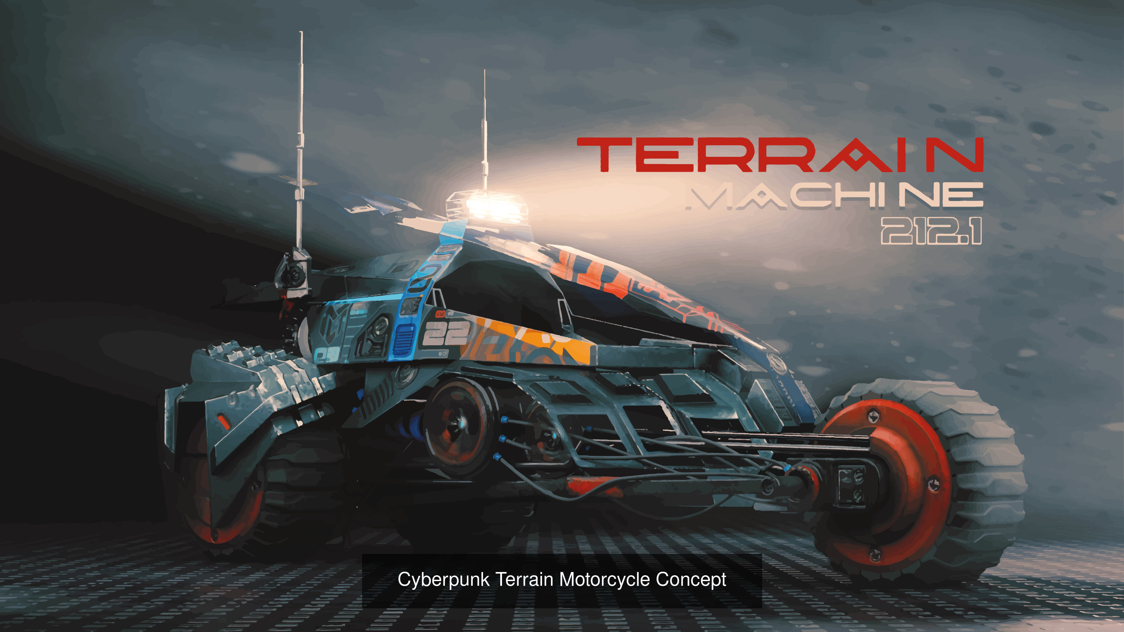 Cyperpunk Vehicle Set 2 3D Model Collection_16