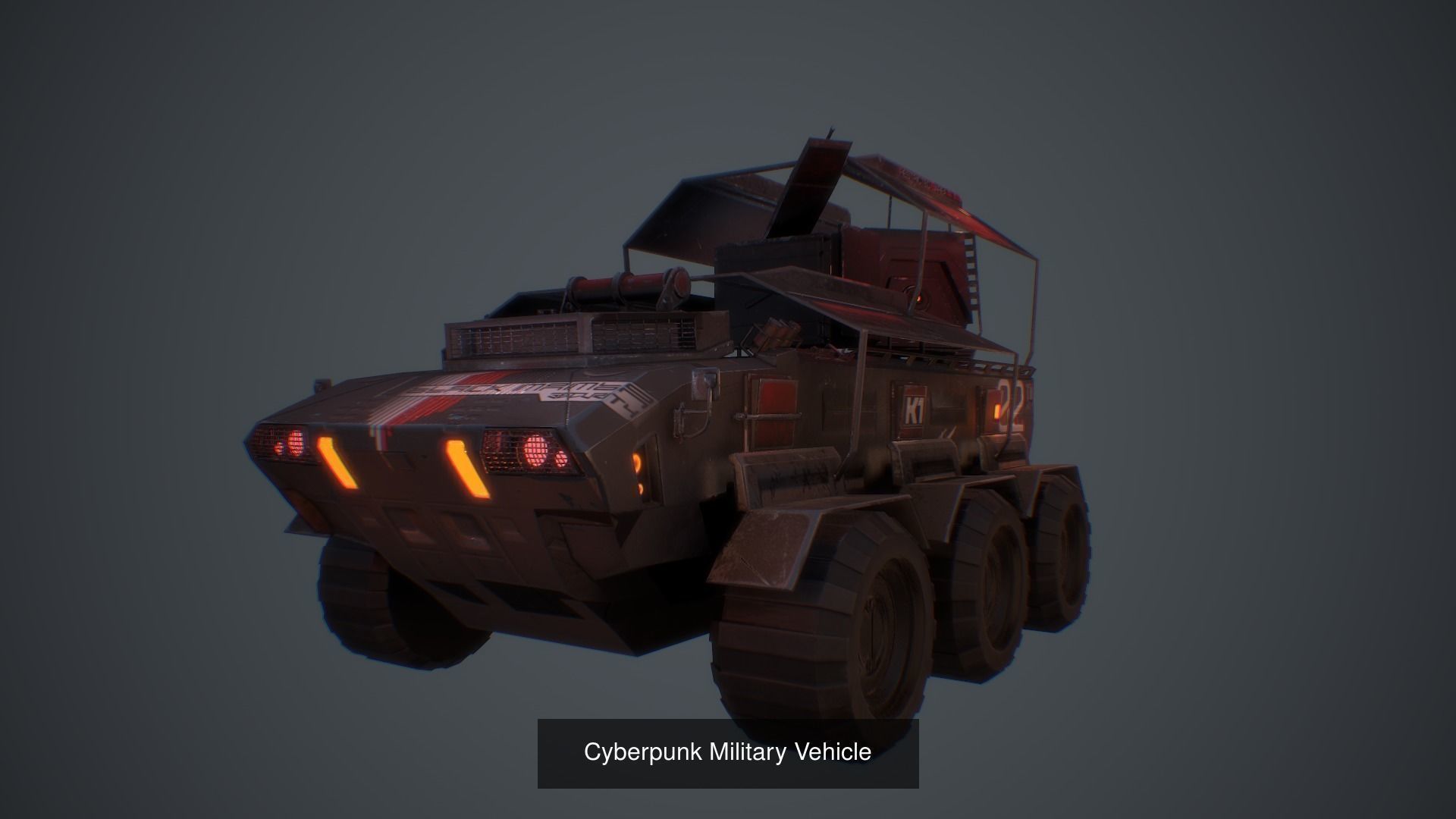 Cyperpunk Vehicle Set 2 3D Model Collection_15