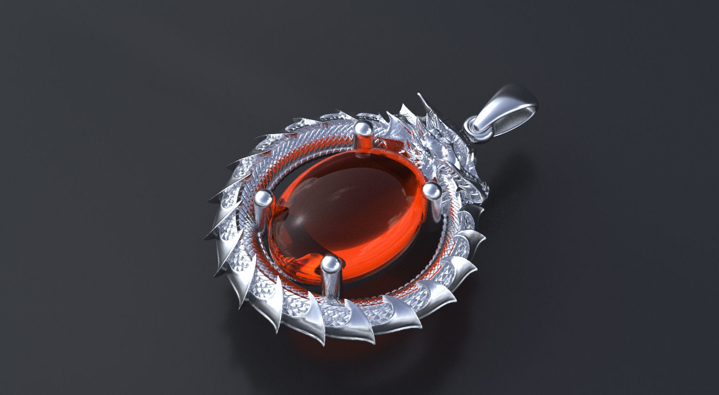 Dragon Ouroboros 3D print model or CNC model 3D print model_7