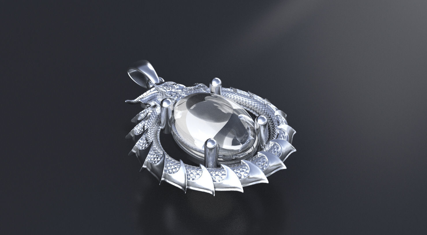 Dragon Ouroboros 3D print model or CNC model 3D print model_11