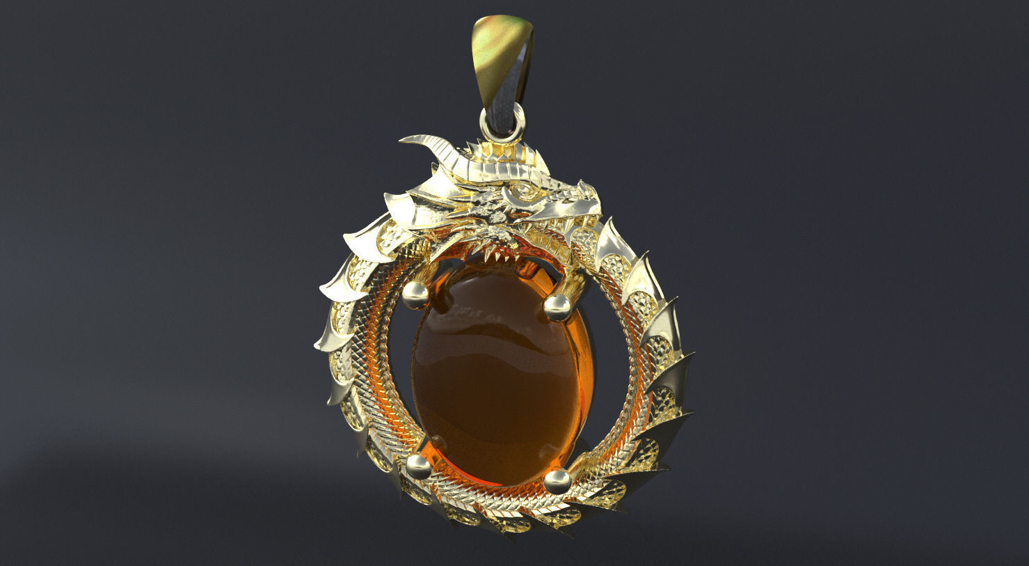 Dragon Ouroboros 3D print model or CNC model 3D print model_5