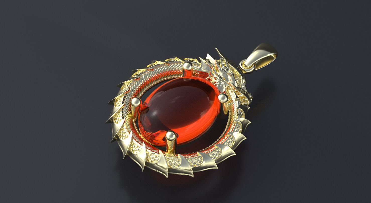 Dragon Ouroboros 3D print model or CNC model 3D print model_8