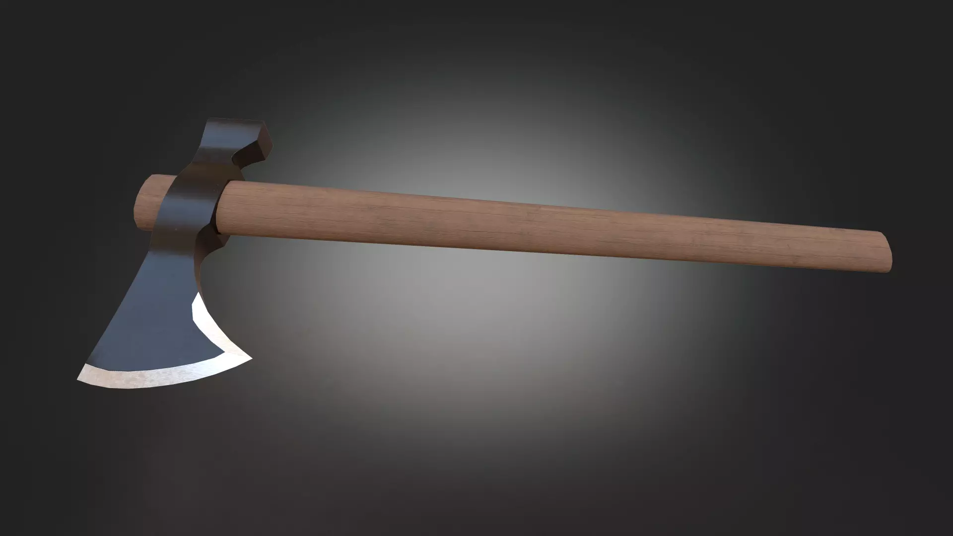 Axe weapon tomahawk T-Hawk PBR game readey Free low-poly 3D model