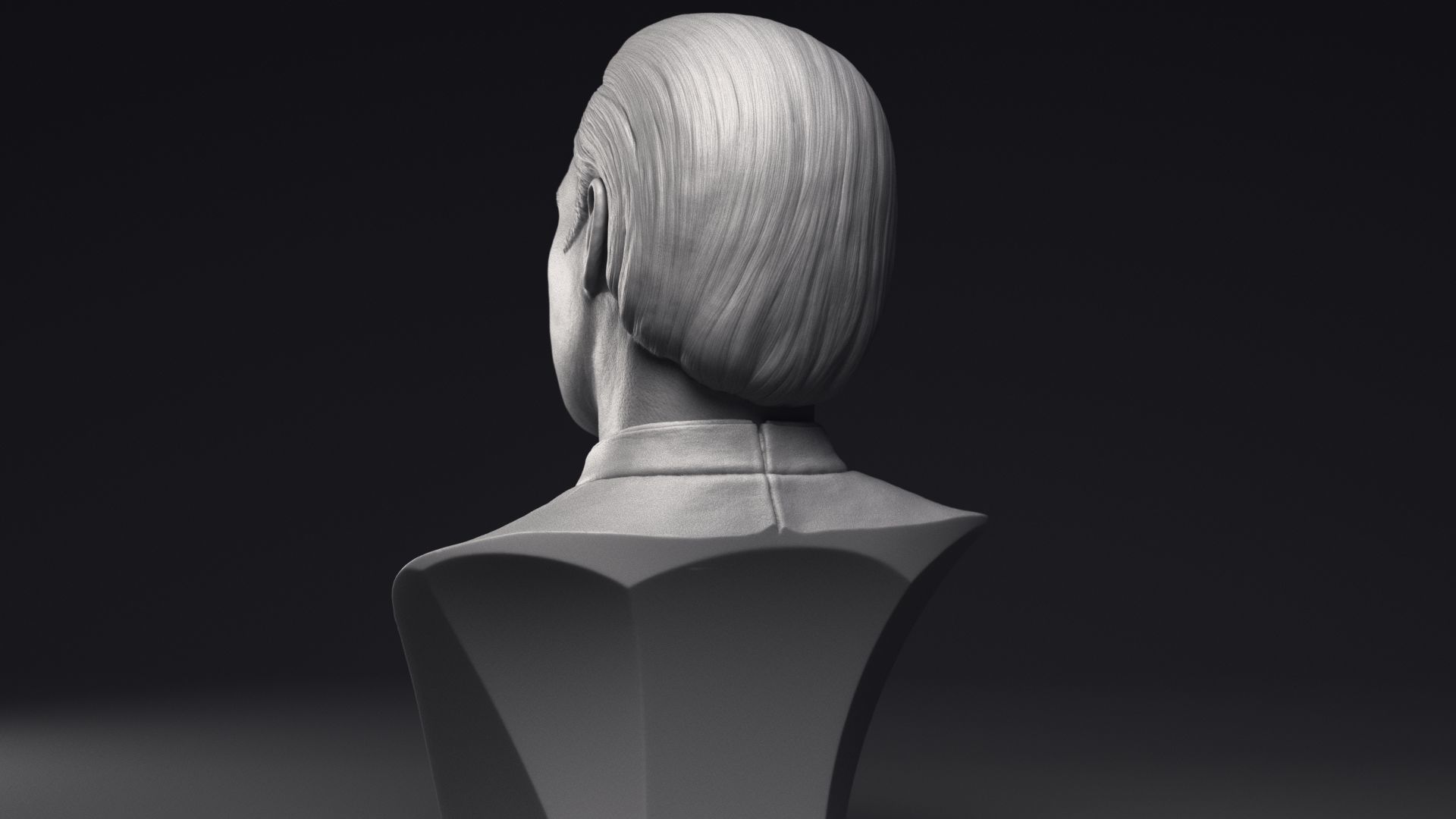 Brent Spiner as Lt Commander Data bust Printable 3D Model 3D print model_17