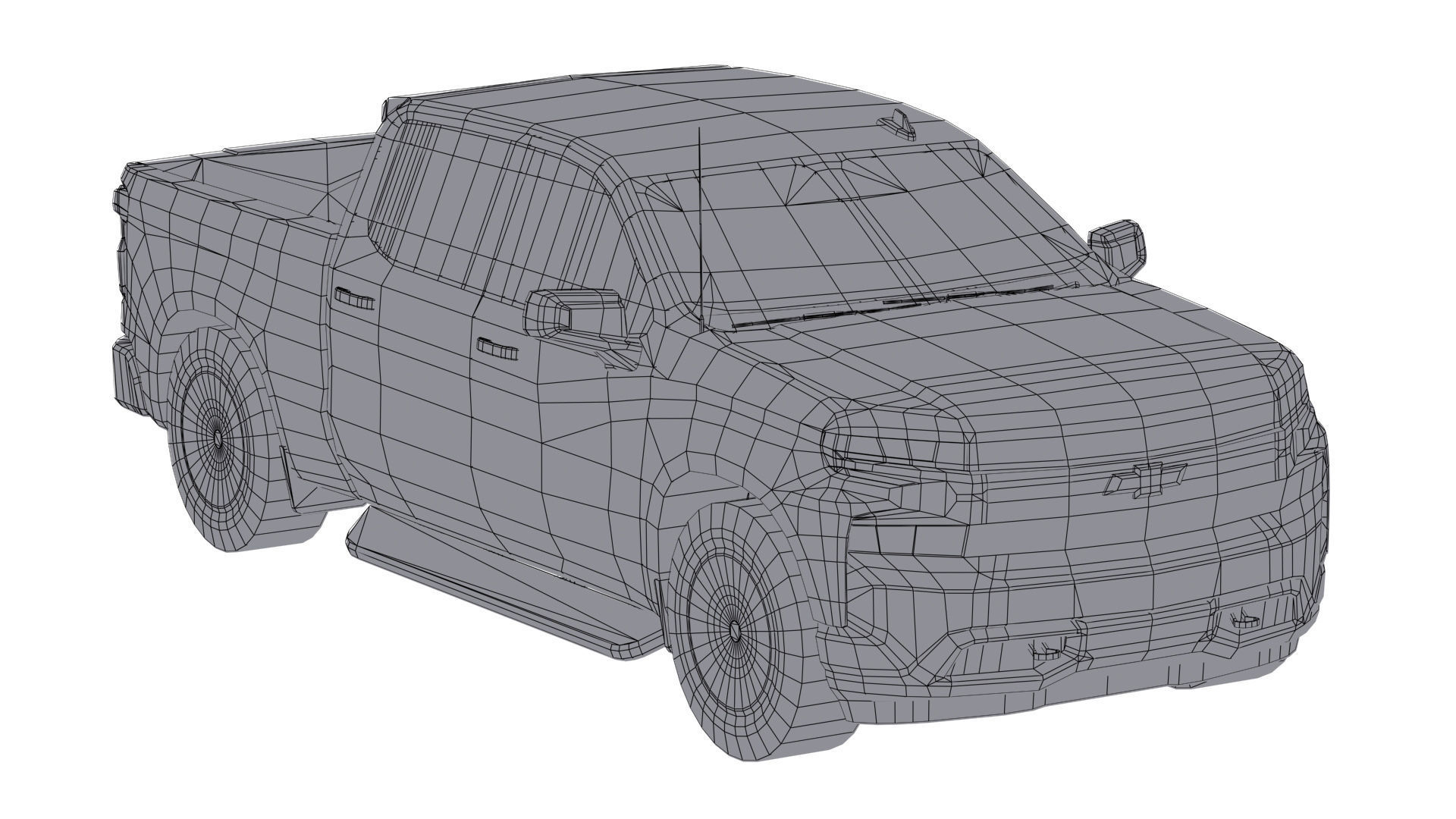 Low Poly Cars Pack 1 Low-poly 3D model_6