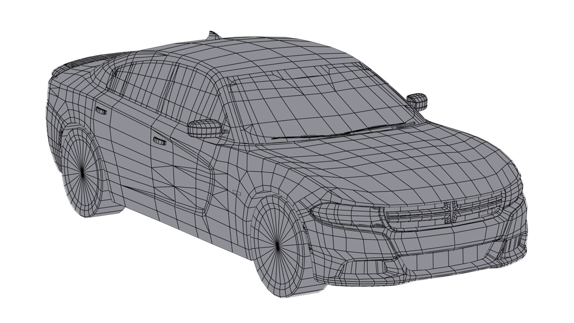 Low Poly Cars Pack 1 Low-poly 3D model_18