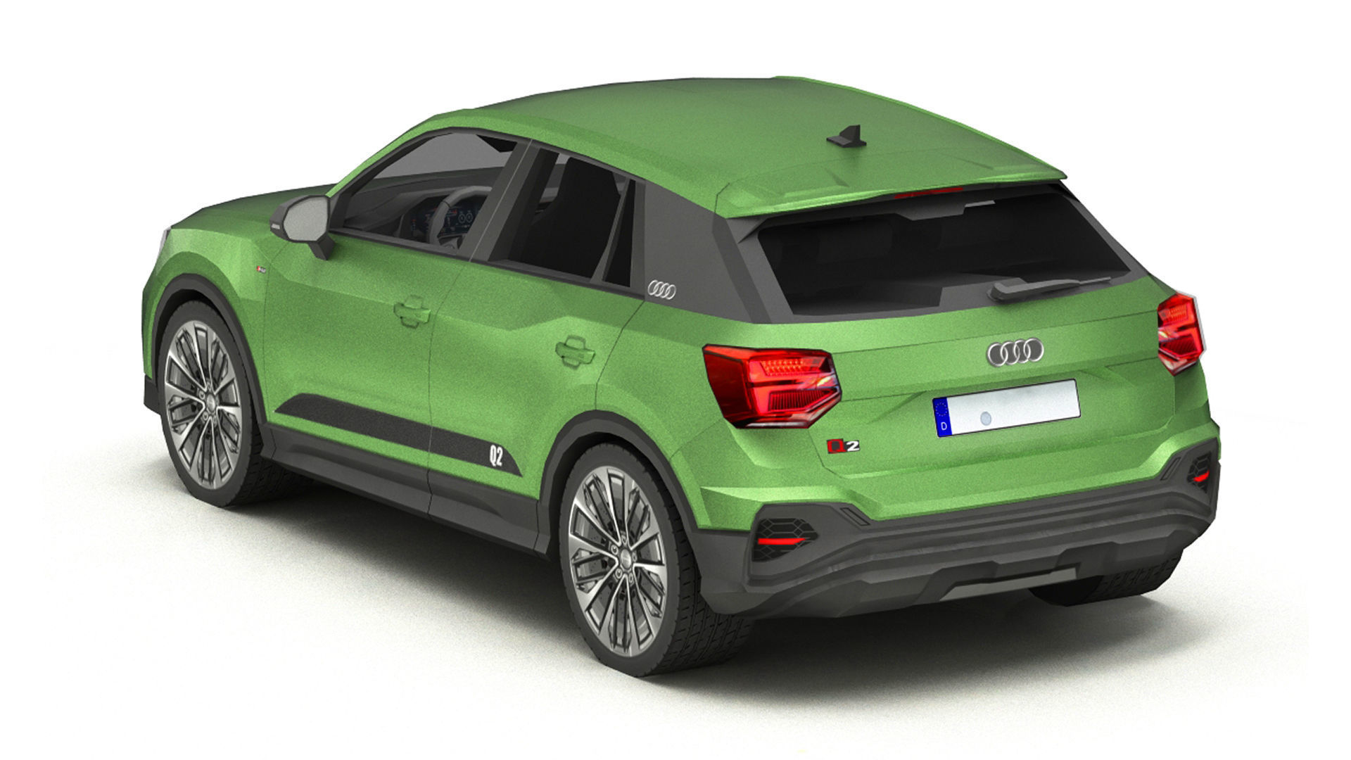 Low Poly Cars Pack 1 Low-poly 3D model_8