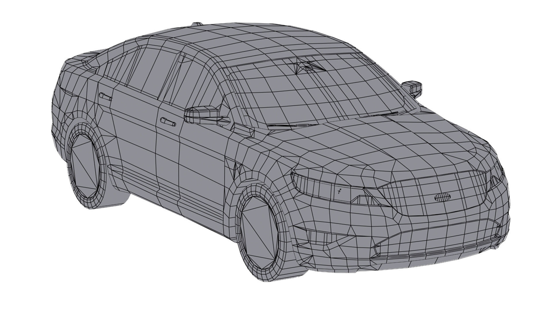 Low Poly Cars Pack 1 Low-poly 3D model_24