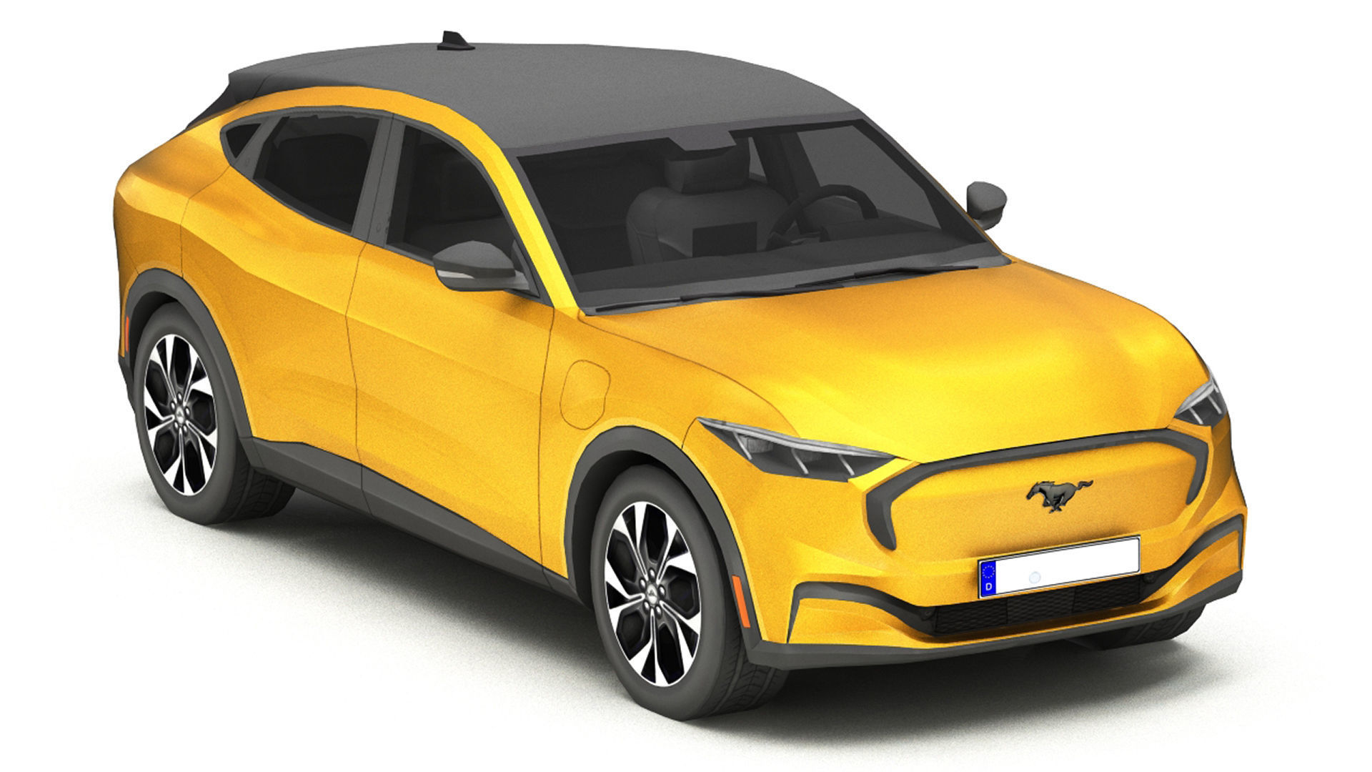 Low Poly Cars Pack 1 Low-poly 3D model_19