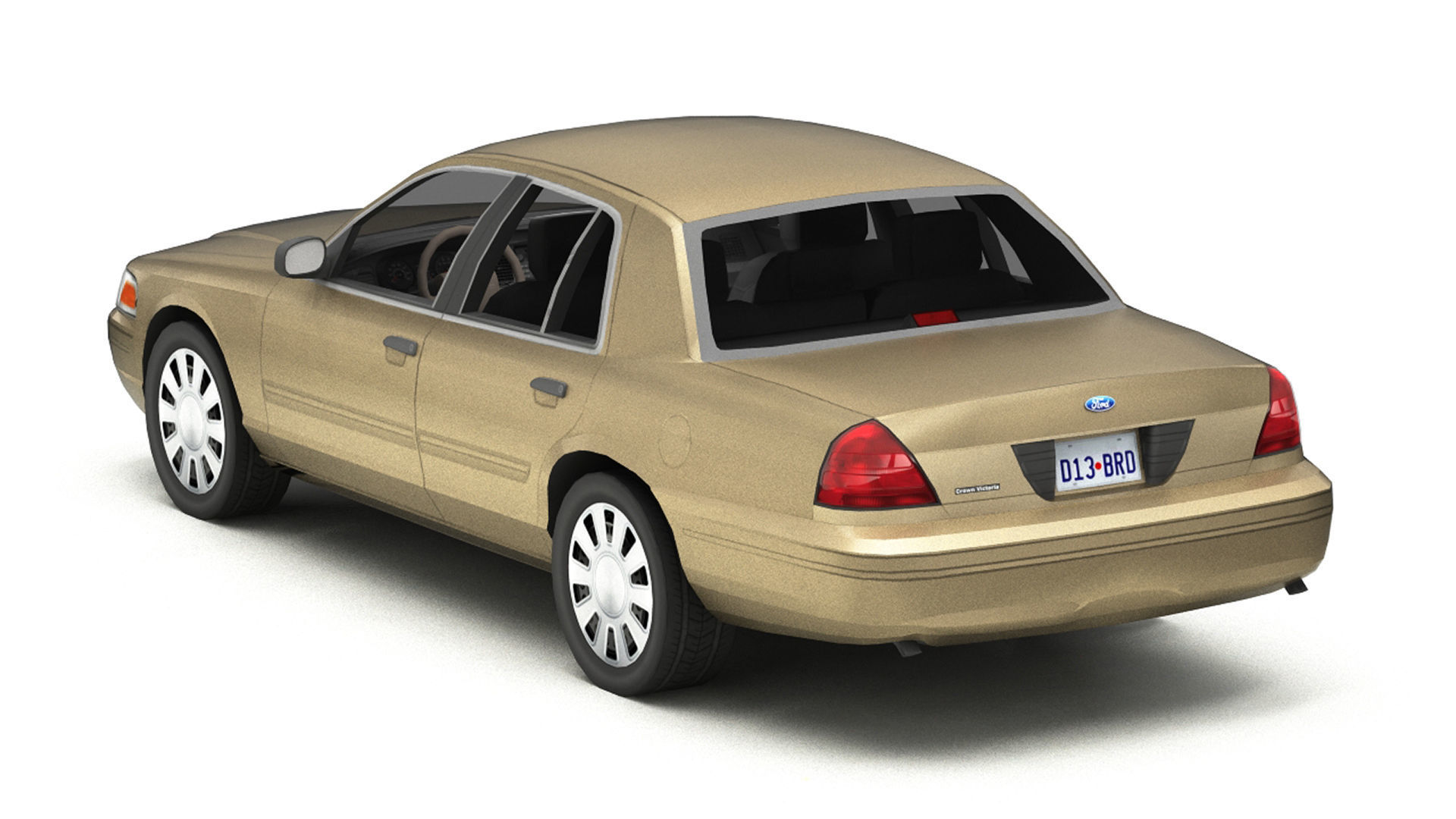 Low Poly Cars Pack 1 Low-poly 3D model_14