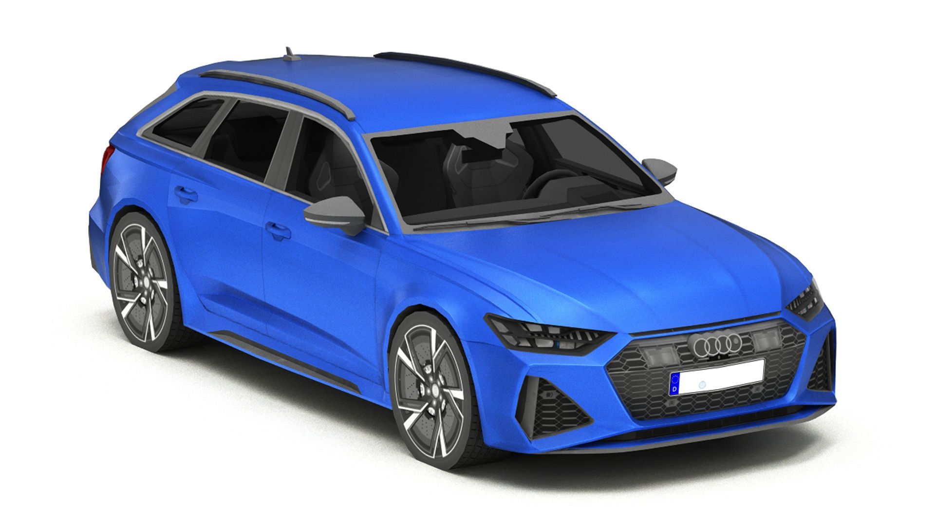 Low Poly Cars Pack 1 Low-poly 3D model_10