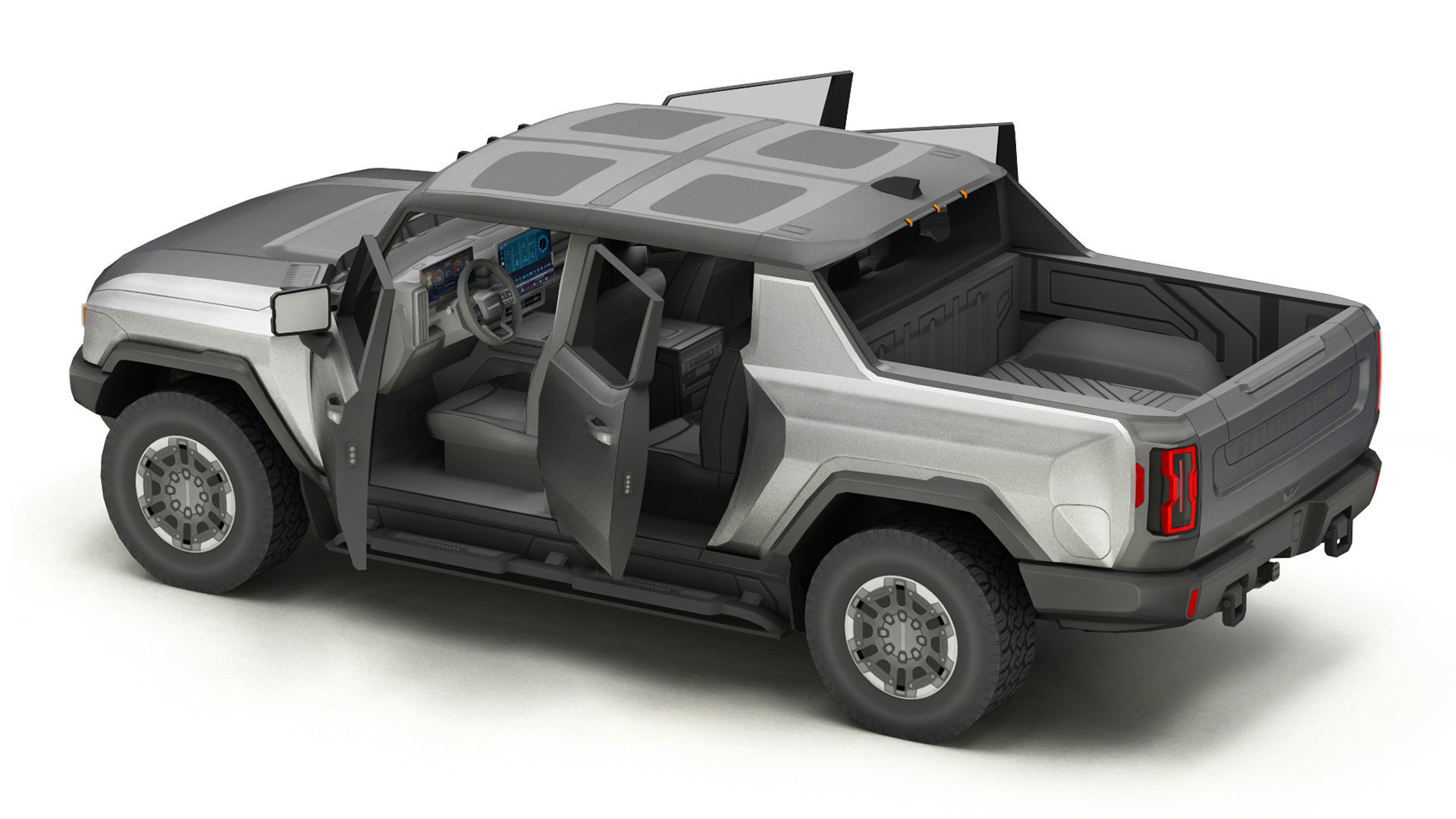 Low Poly Cars Pack 1 Low-poly 3D model_37