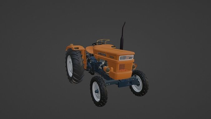 fiat 480 tractor  3D model