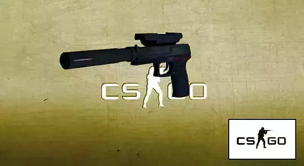 USP-4 csgo gun Free 3D model