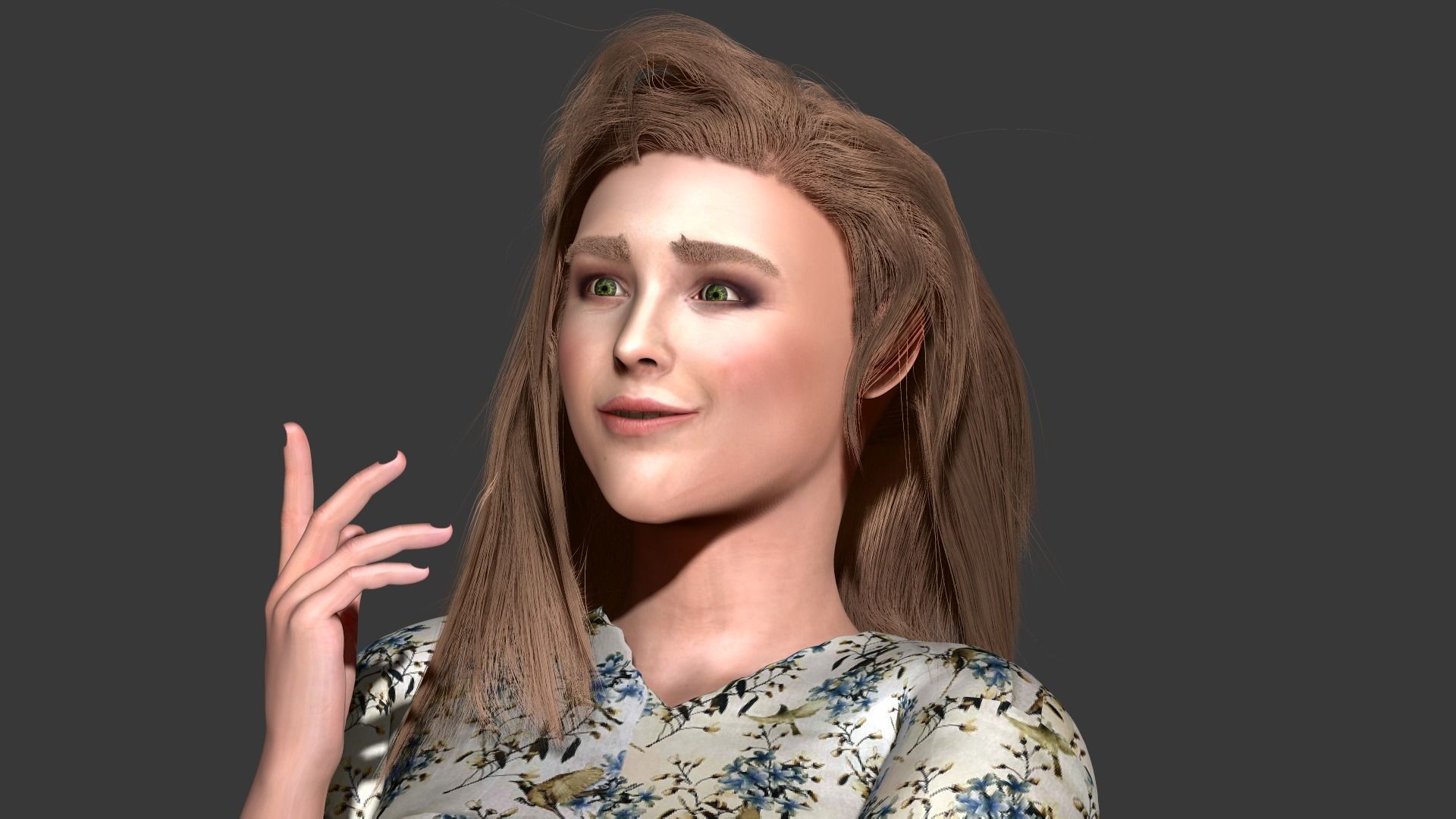 Chloe Grace Zbrush 3D model 3D model_19
