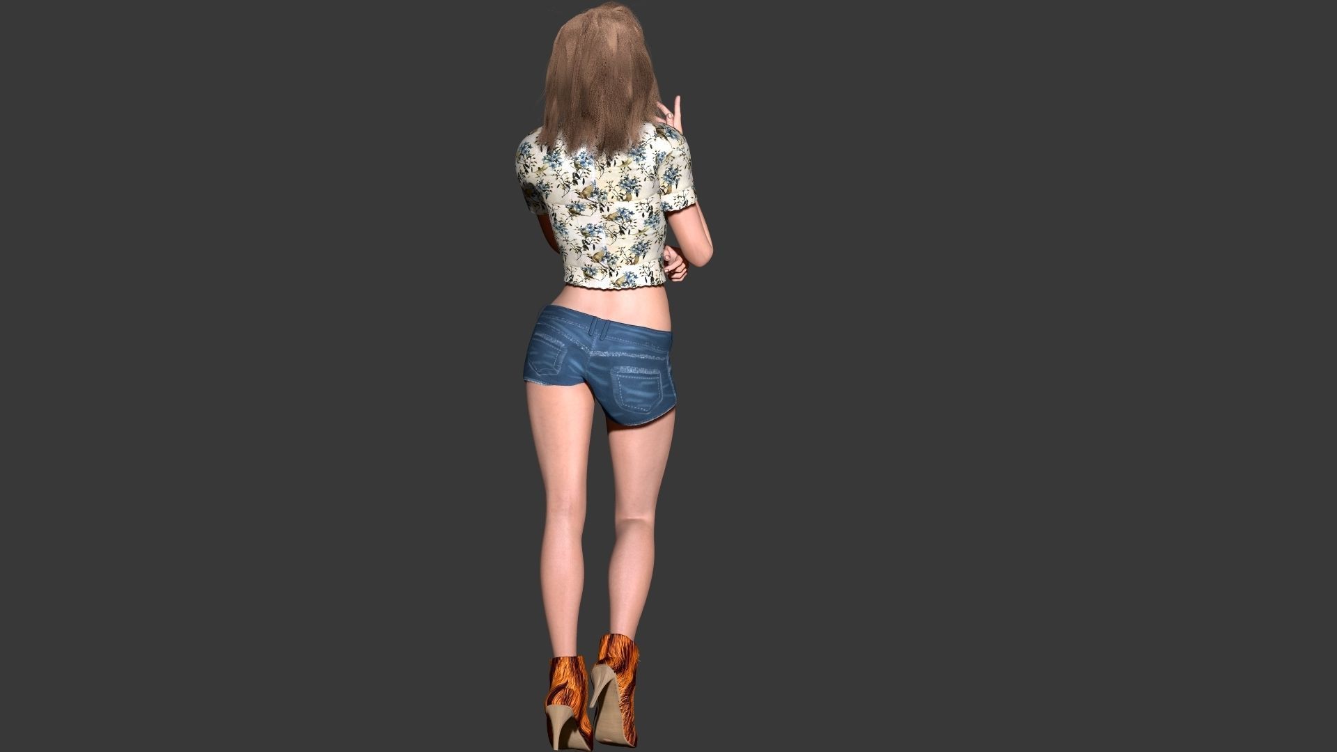 Chloe Grace Zbrush 3D model 3D model_9