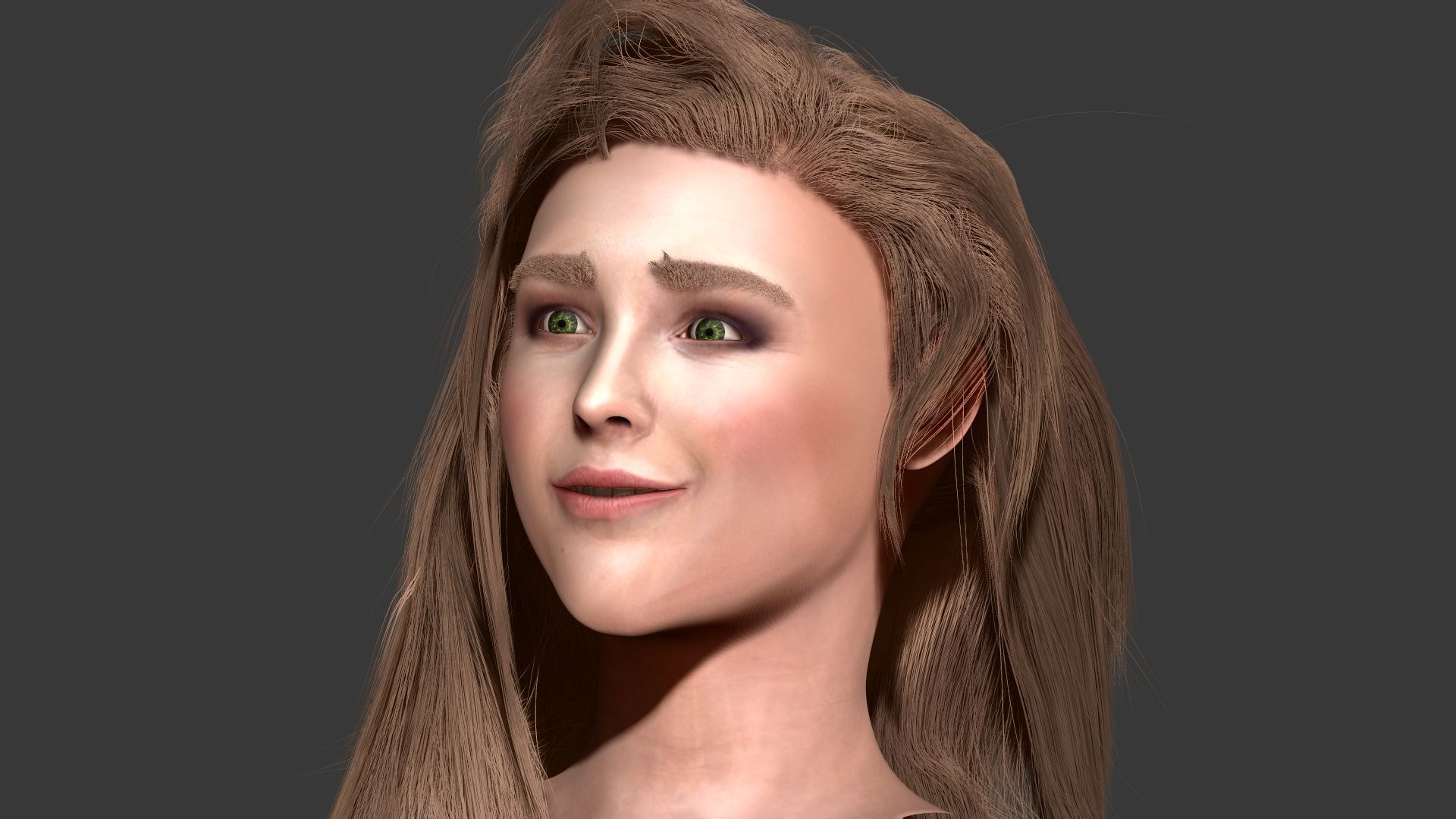 Chloe Grace Zbrush 3D model 3D model_3