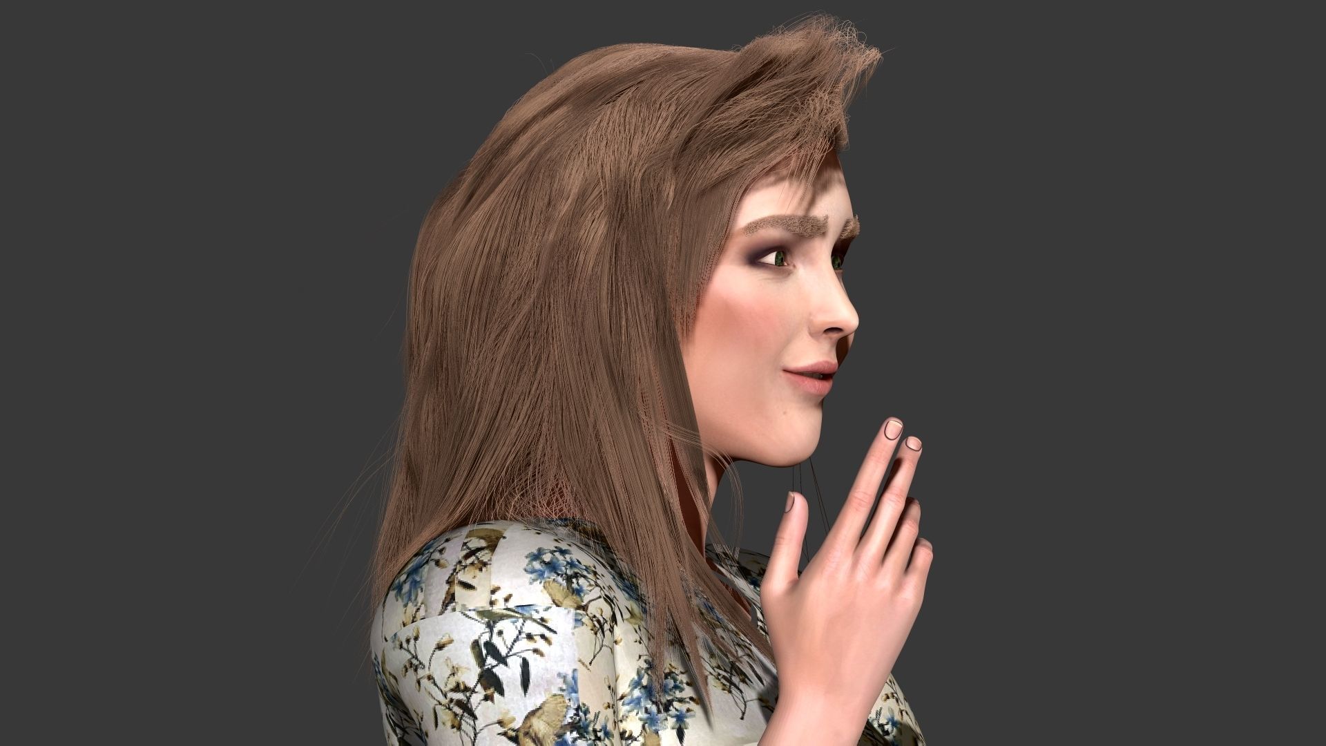 Chloe Grace Zbrush 3D model 3D model_13