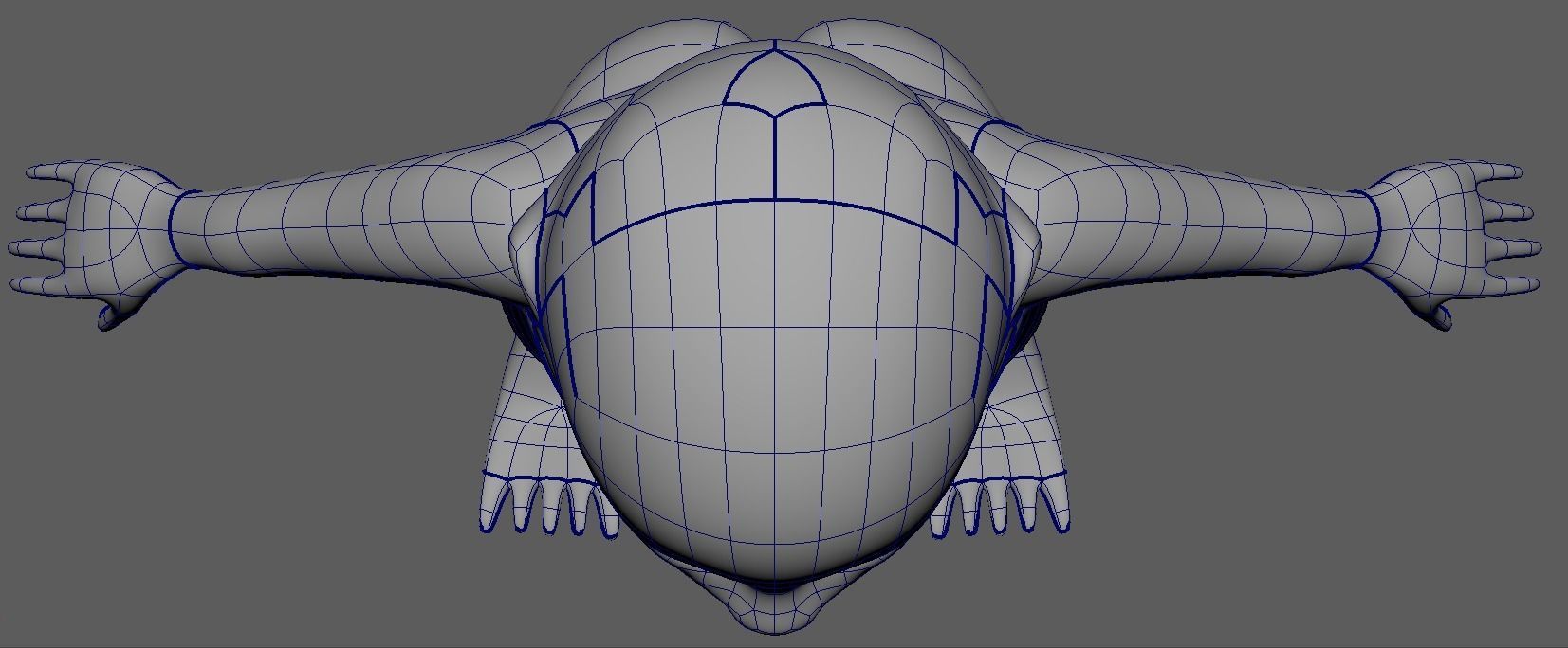 BabyBoy Basemesh 3D model_7