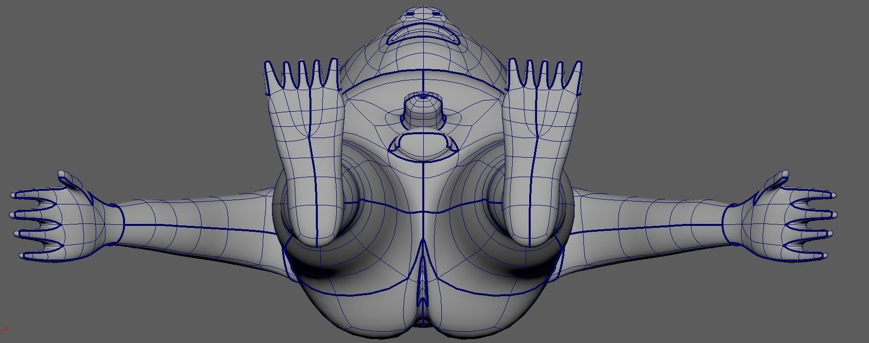 BabyBoy Basemesh 3D model_8