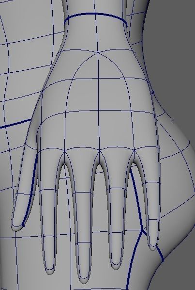 BabyBoy Basemesh 3D model_10