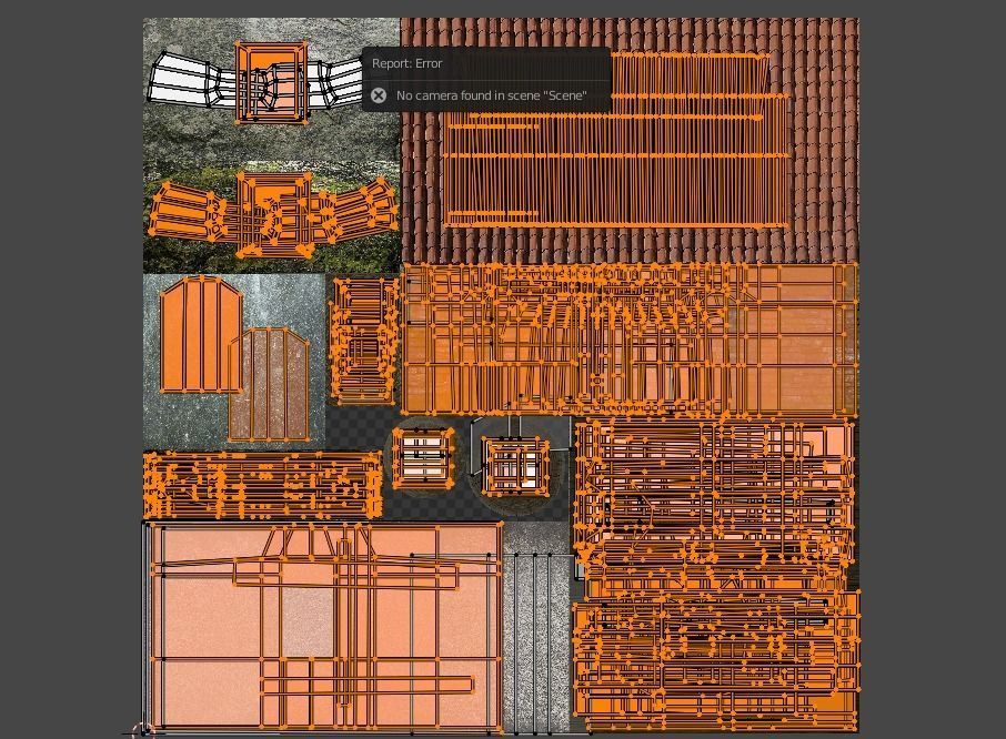 MEDIEVAL HOUSE Low-poly 3D model_7