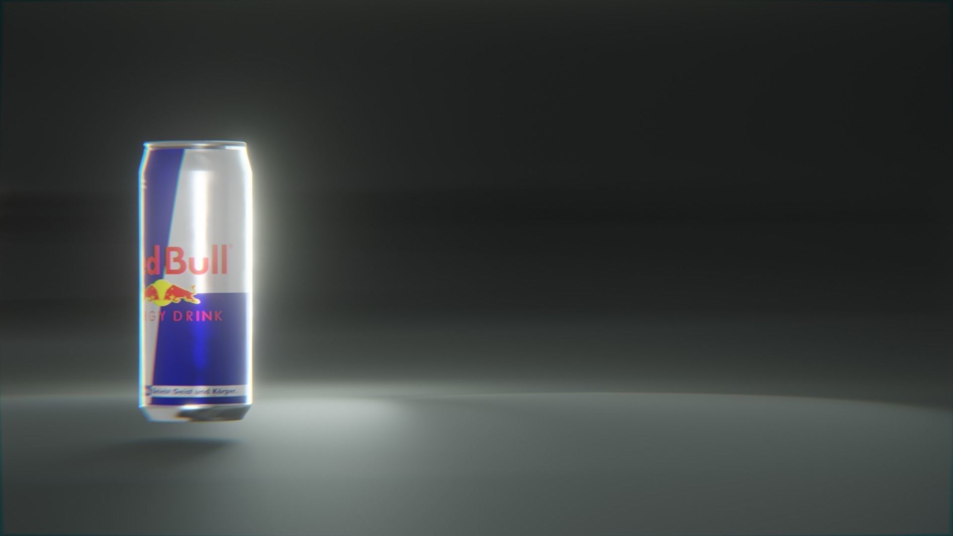 Red Bull 3D Can Animation - Blender Scene for Eevee and Cycles 3D model_4