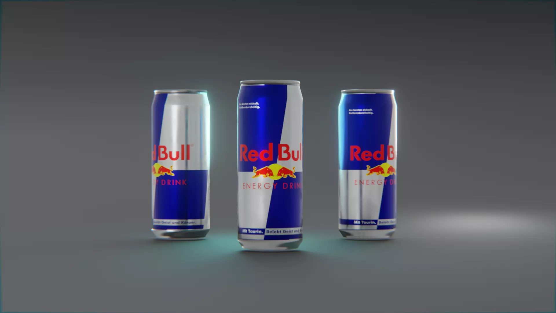 Red Bull 3D Can Animation - Blender Scene for Eevee and Cycles 3D model_0