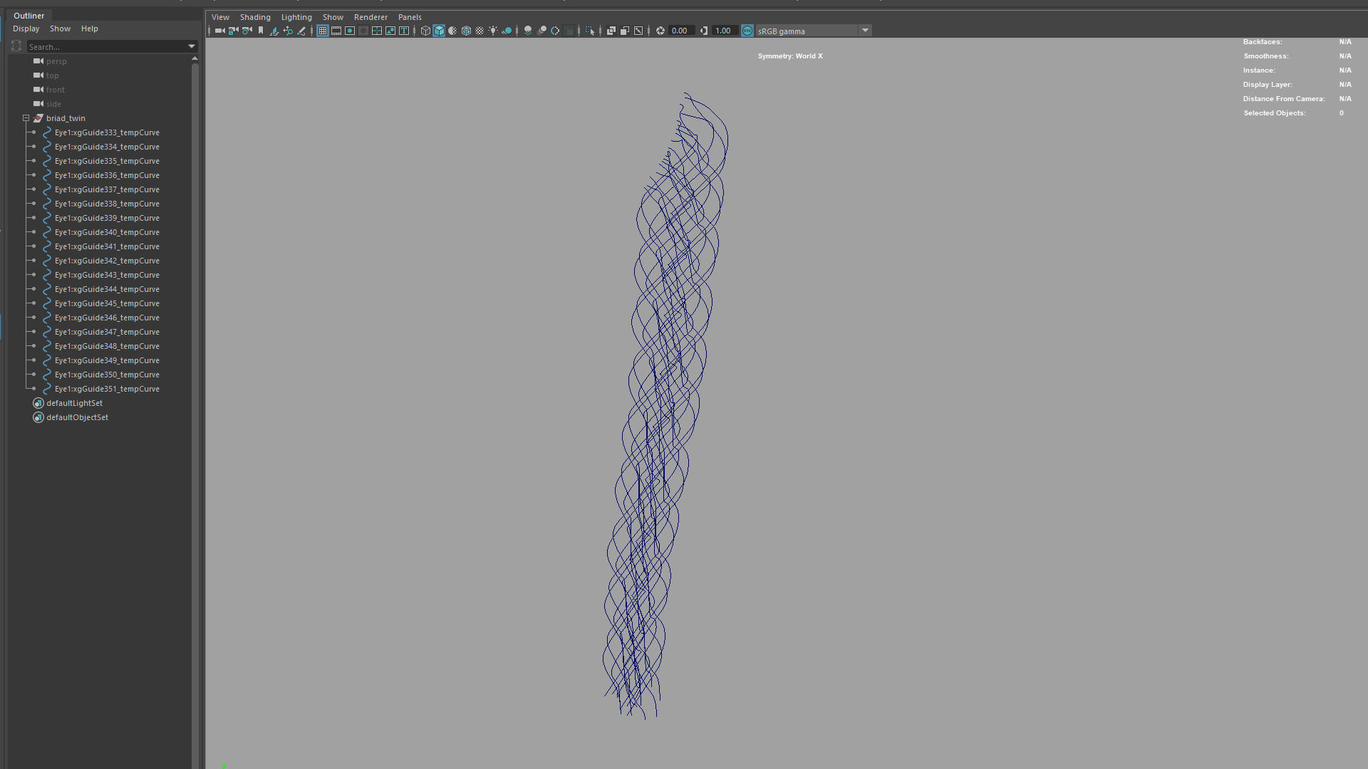 Maya braid curve binary file 3D model | CGTrader