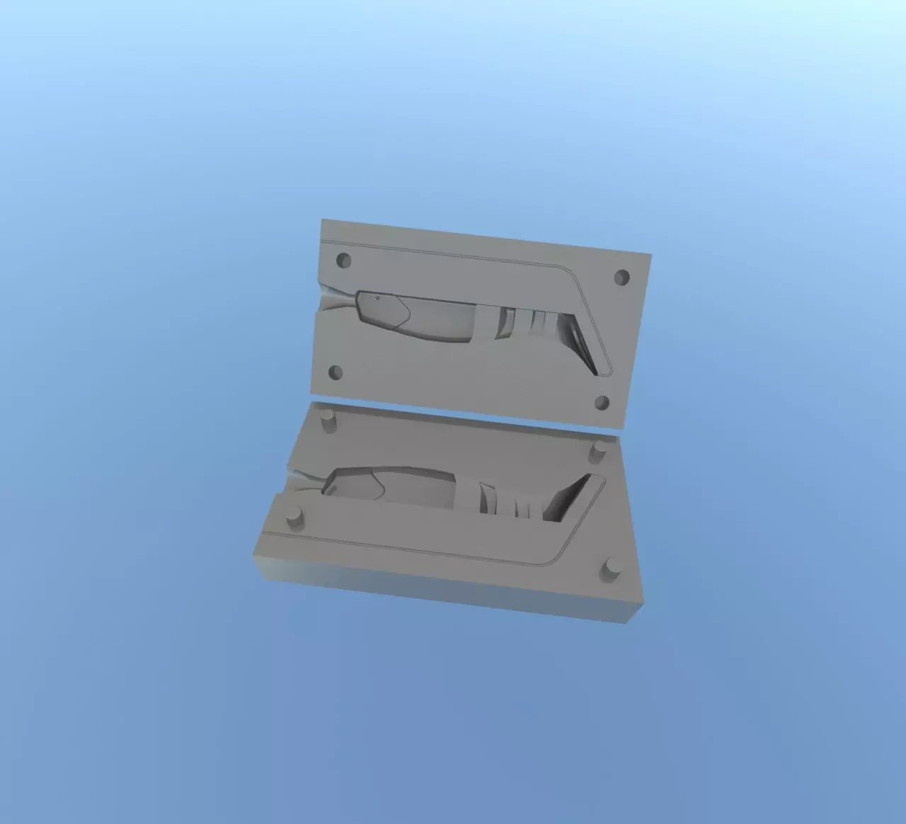 Manns 100mm replica mold 3D print model_0