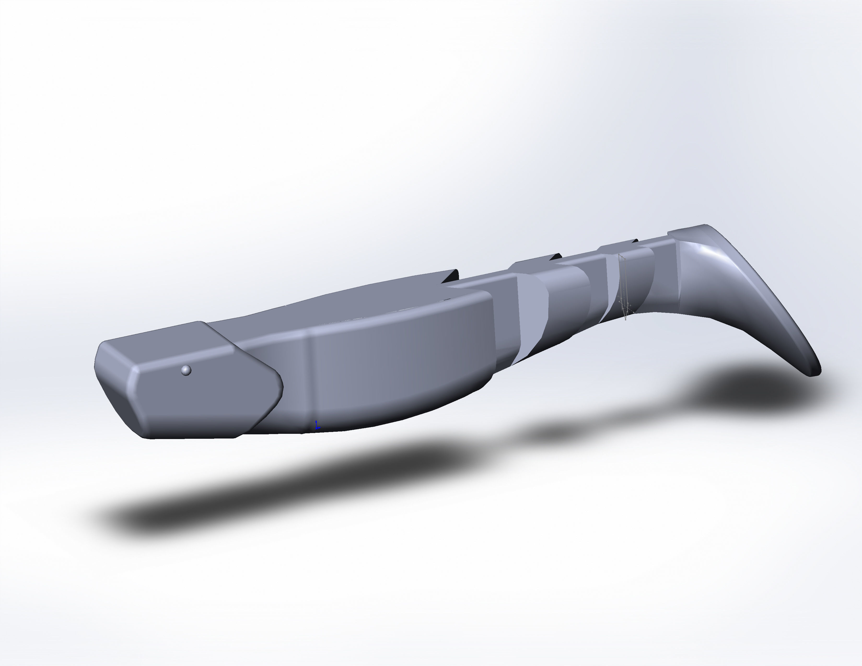 Manns 100mm replica mold 3D print model_2