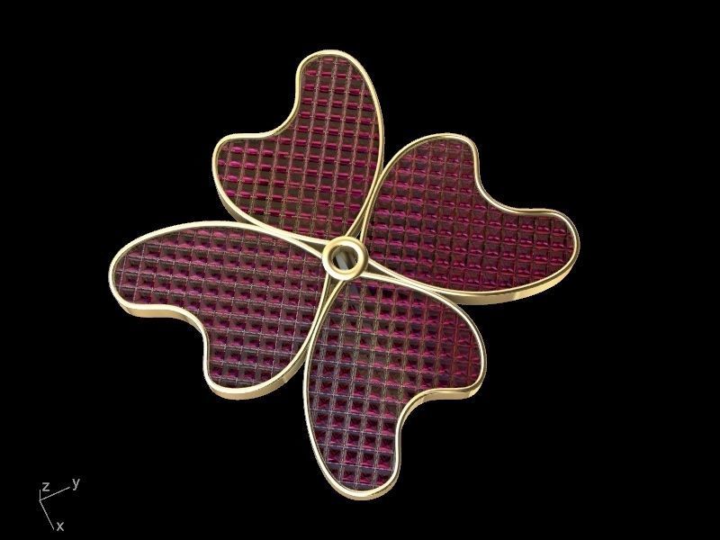 INVISIBLE SETTING Floral RING stl verified  3D print model_18