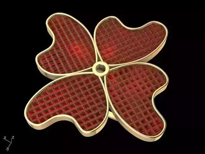 INVISIBLE SETTING Floral RING stl verified  3D print model