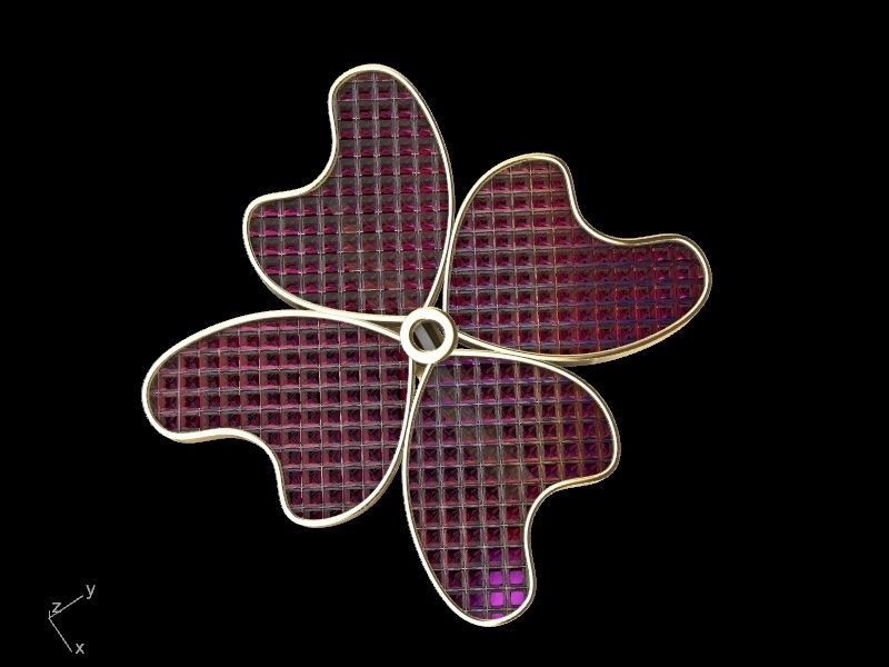 INVISIBLE SETTING Floral RING stl verified  3D print model_20