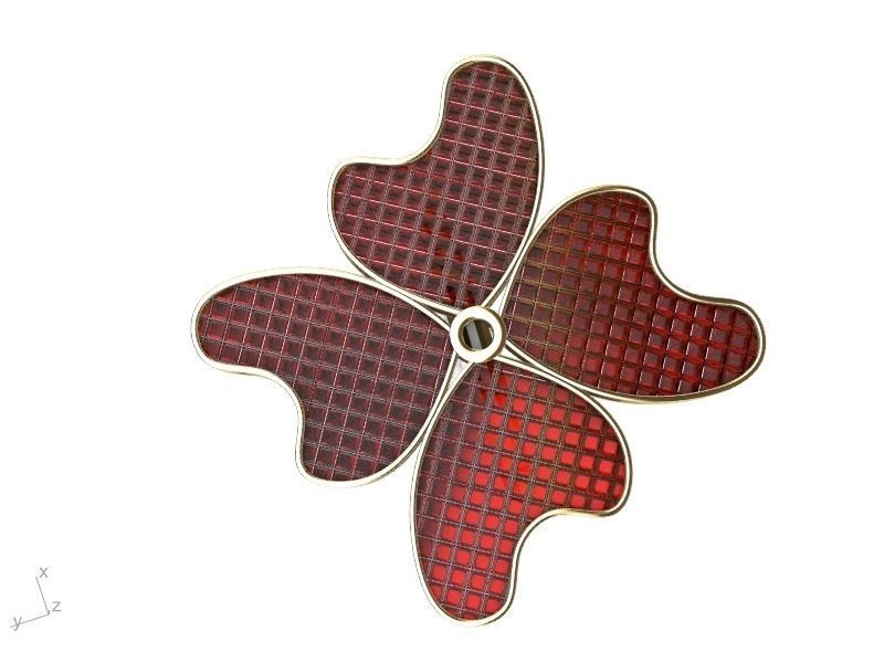 INVISIBLE SETTING Floral RING stl verified  3D print model_7