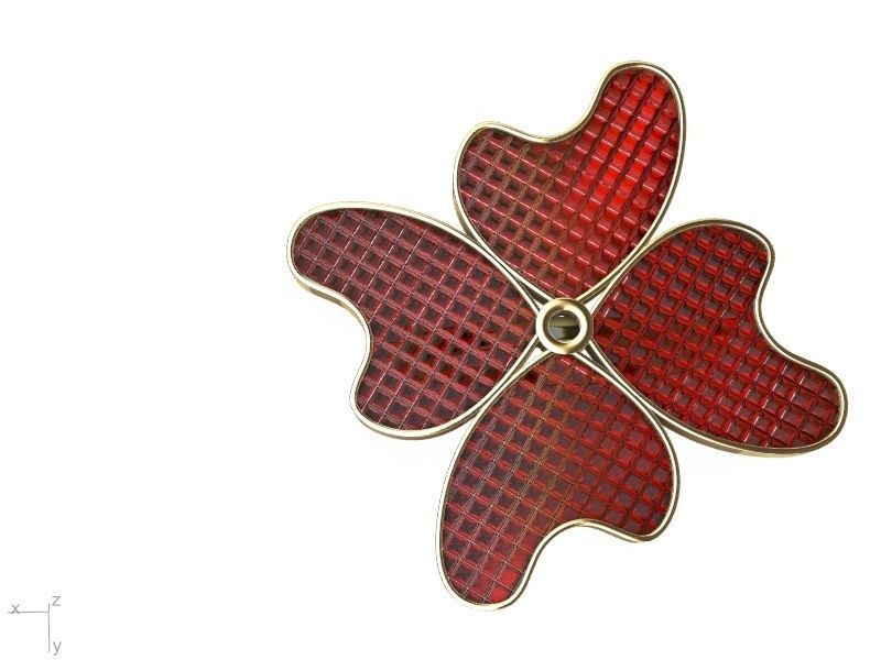 INVISIBLE SETTING Floral RING stl verified  3D print model_10