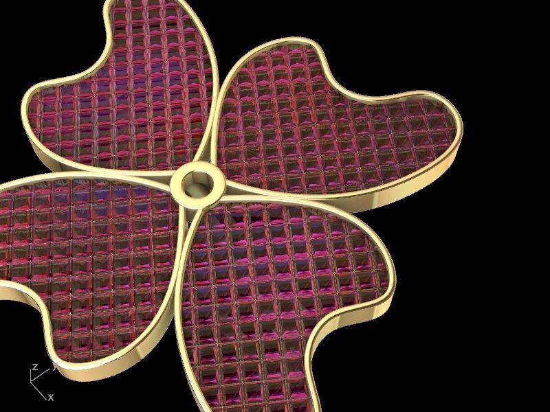 INVISIBLE SETTING Floral RING stl verified  3D print model_21