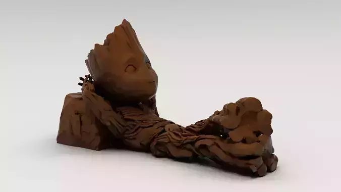 Baby groot dreamer - 3D print model 3D print model