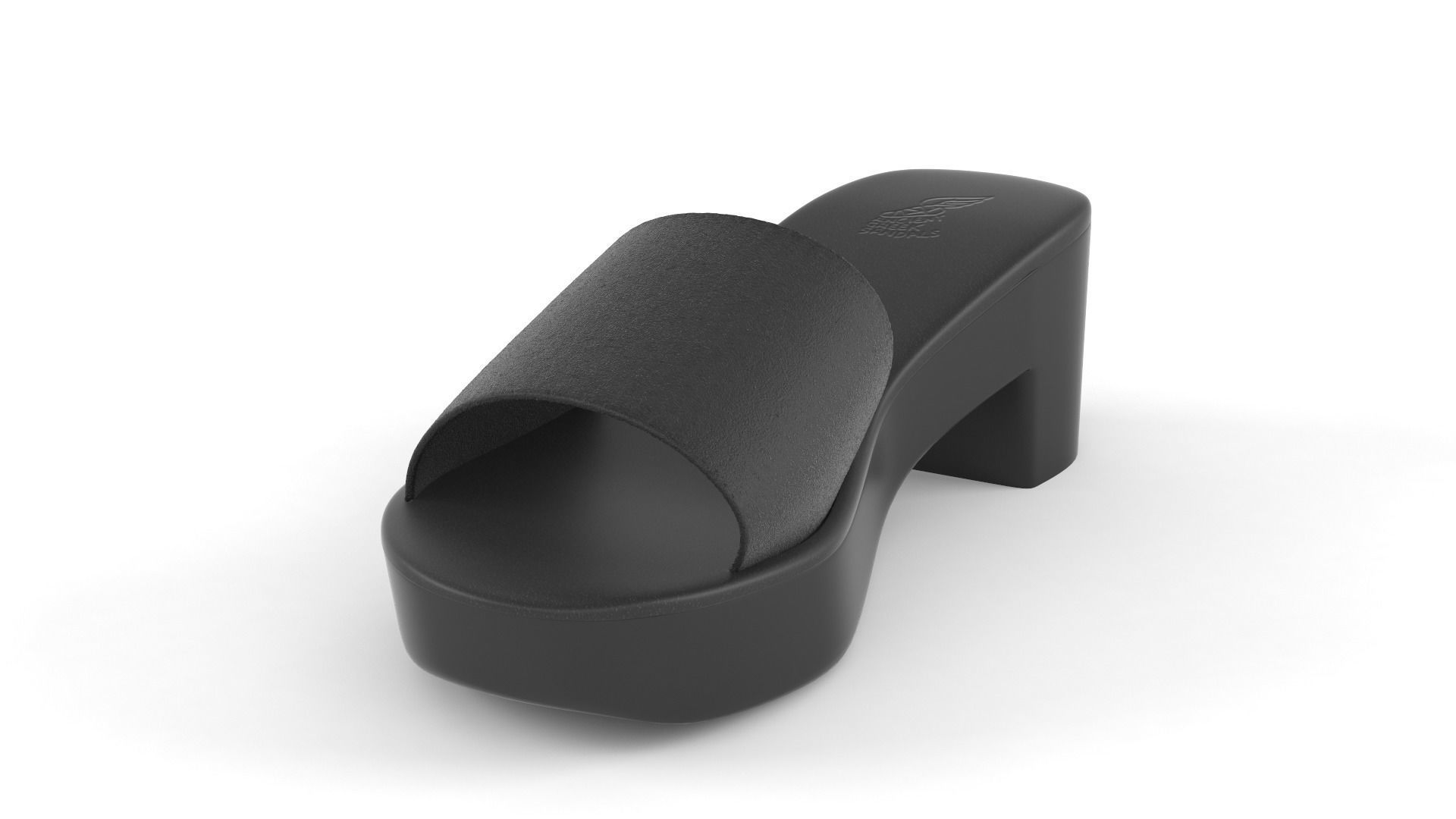 Women Slide Sandal 3D model_5