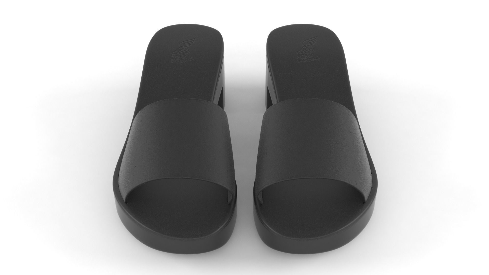 Women Slide Sandal 3D model_6