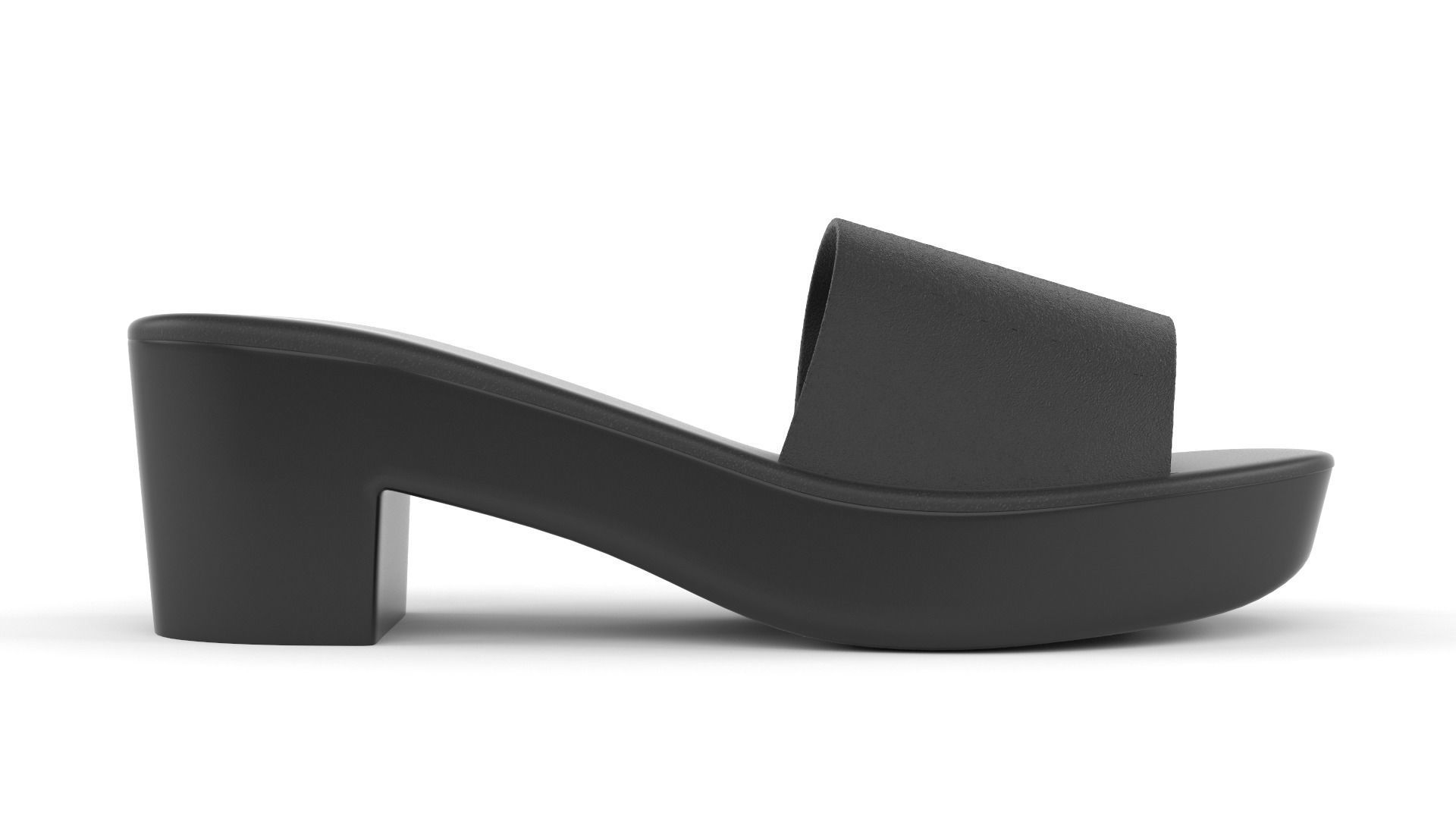 Women Slide Sandal 3D model_2