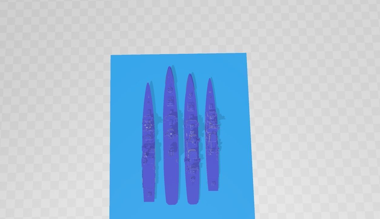 Japanese Cold War Naval Package 3D print model_3