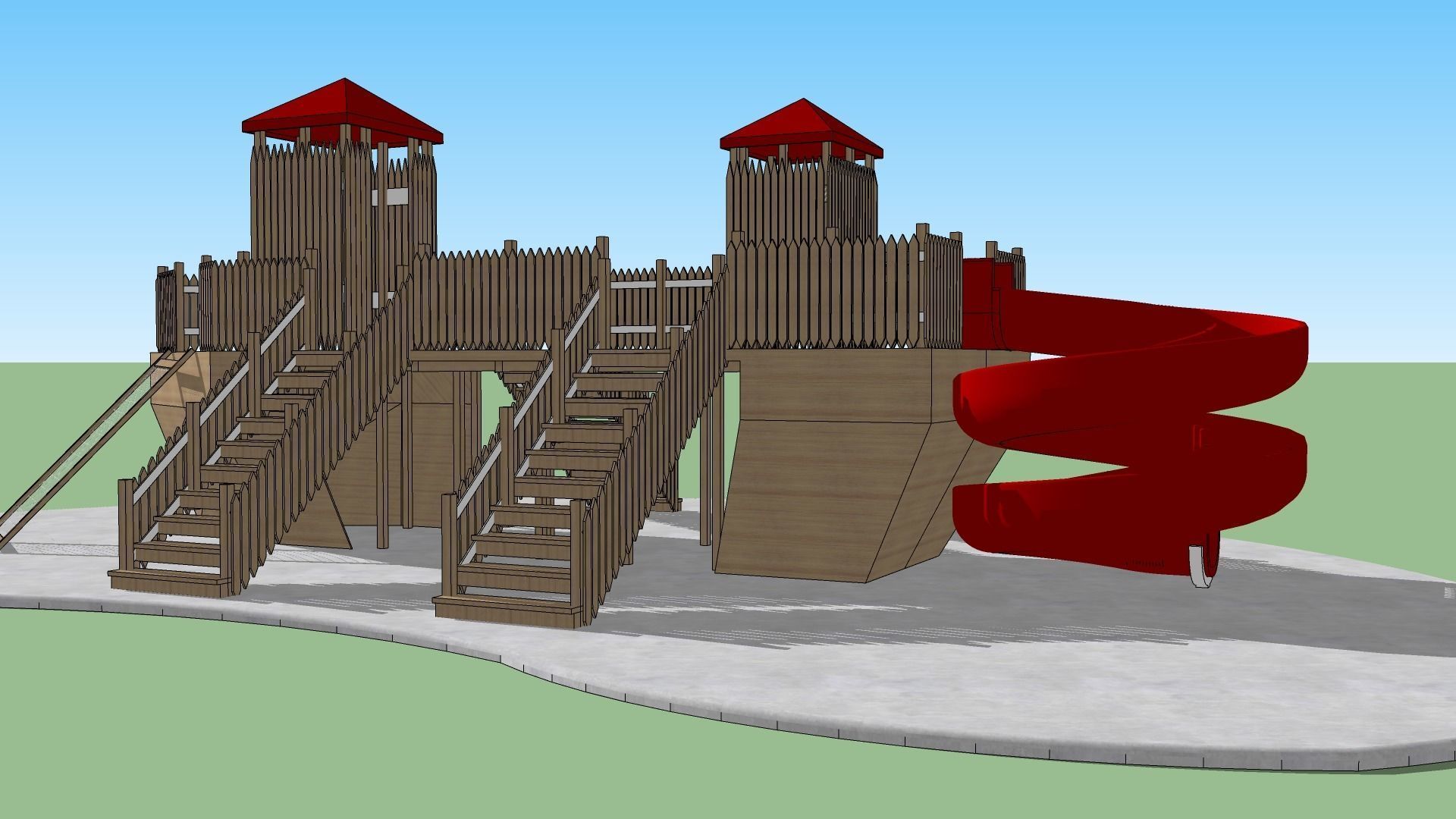 Playground - Ship Style 3D model_8