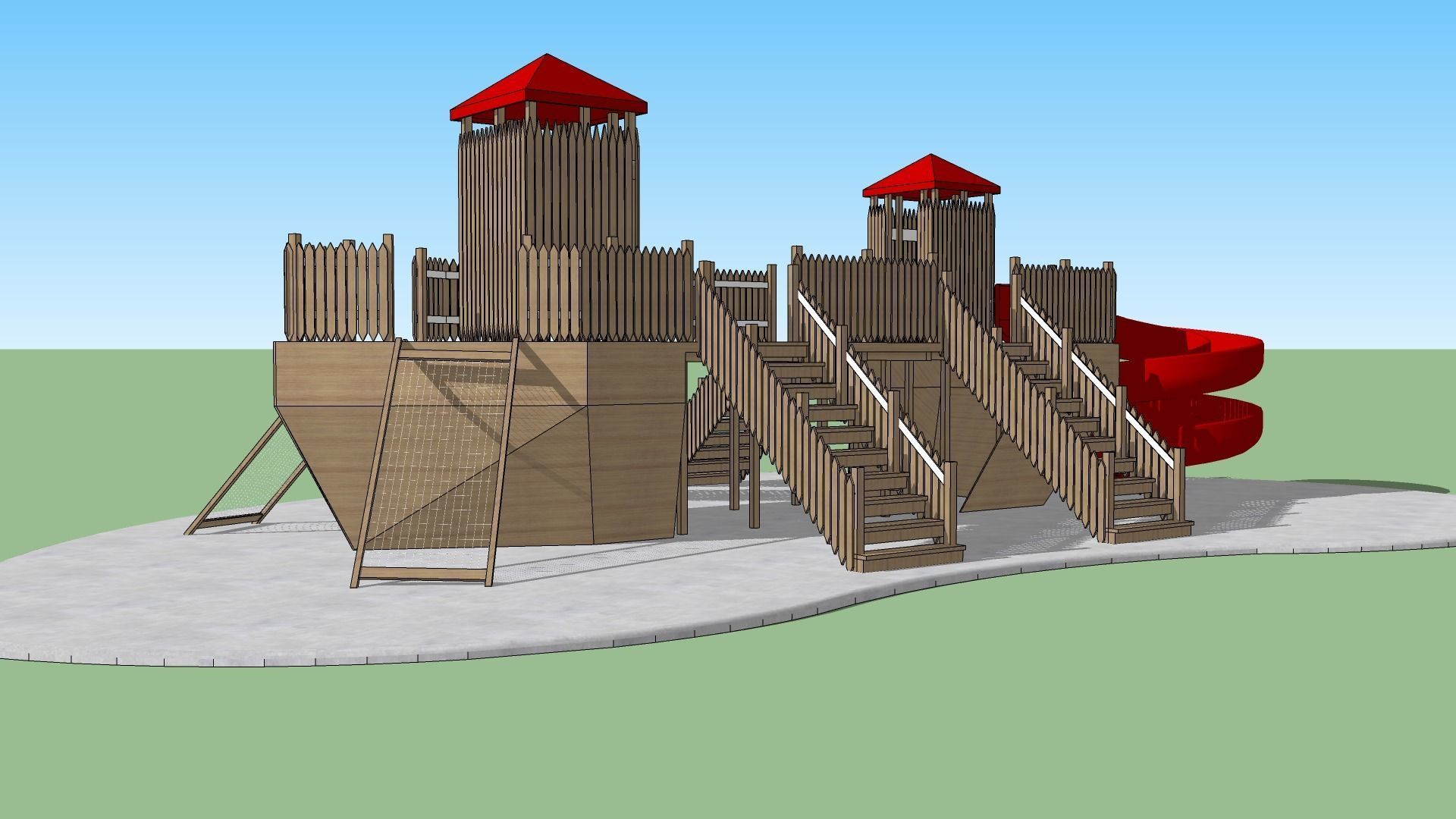 Playground - Ship Style 3D model_4