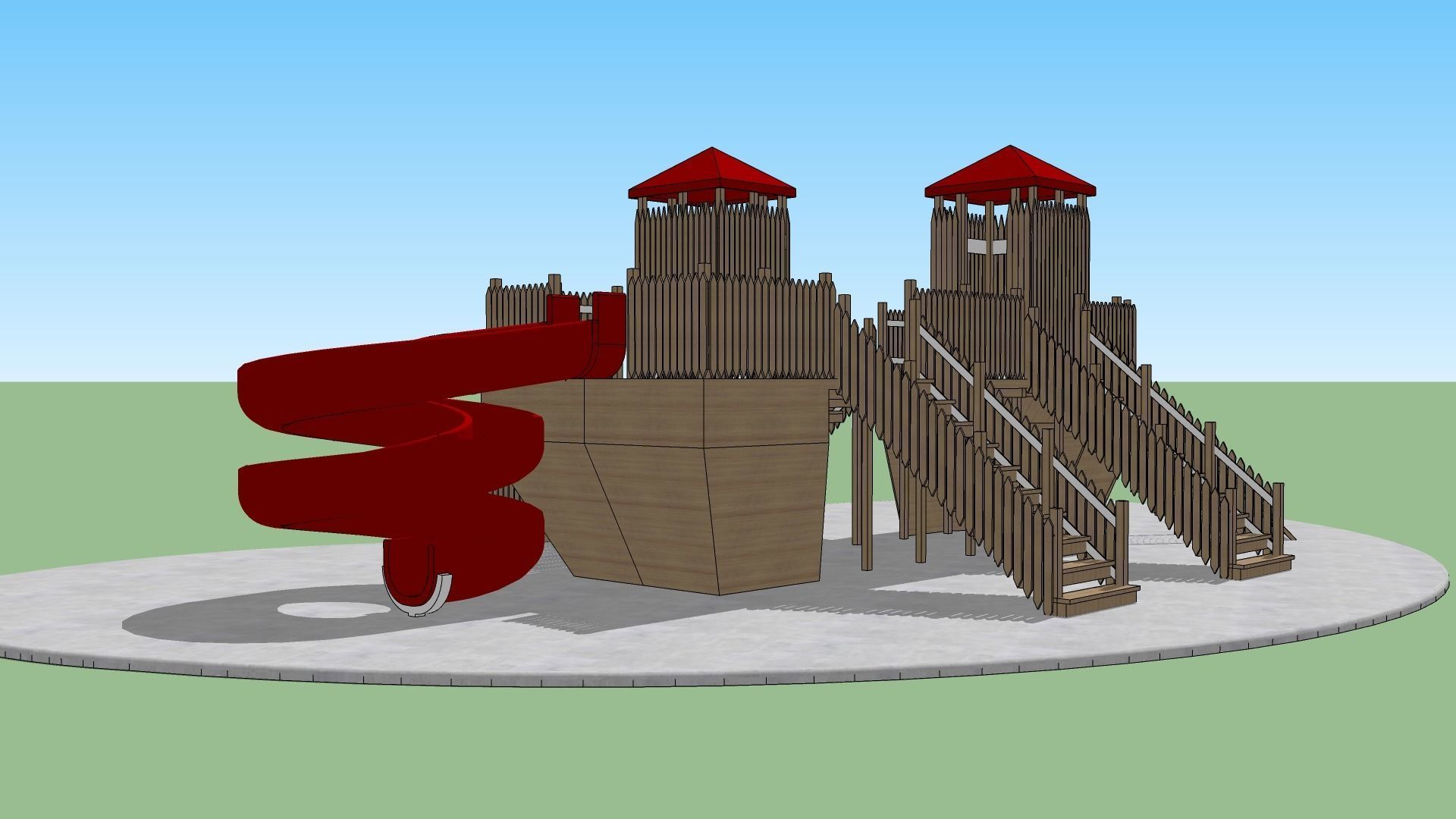 Playground - Ship Style 3D model_2