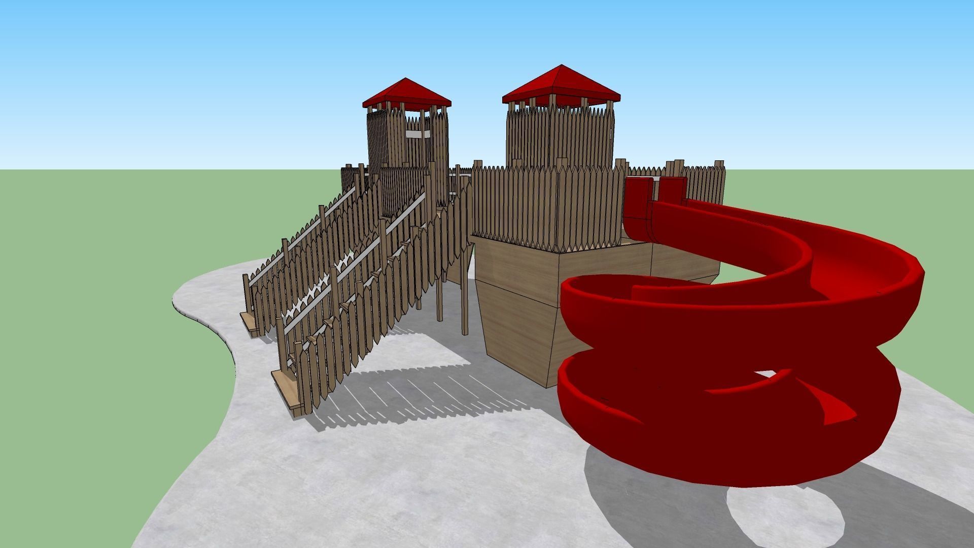 Playground - Ship Style 3D model_11